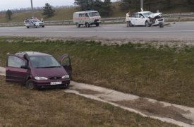 В Тульской области на трассе М-2 столкнулись 