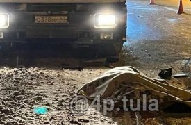 В Заокском районе грузовик Scania насмерть сбил водителя MANа, стоявшего рядом со своей машиной