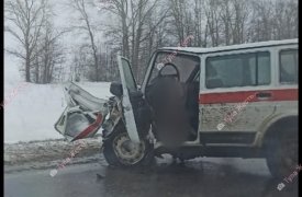 В ДТП с санитарным автомобилем в Куркинском районе погибли три человека