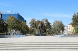 Сквер Льва Толстого в Туле открылся после масштабной реконструкции