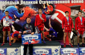 Тульские самбисты взяли три медали международного турнира