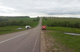 Под Тулой молодой человек на «восьмерке» уехал в кювет