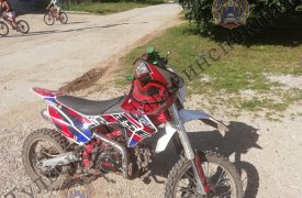 Под Тулой два ребенка на питбайках попали в ДТП