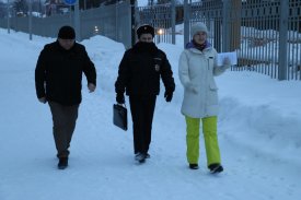 Собачий рейд в Центральном парке Тулы 25 февраля: фоторепортаж