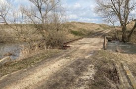 В Кимовском районе восстановился проезд по мосту в поселке Устье