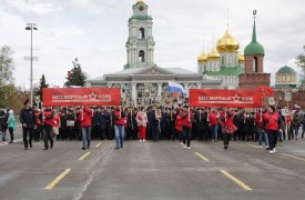 Больше 220 тысяч человек приняли участие в шествии «Бессмертного полка» в Тульской области