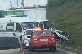 В тройной аварии под Тулой на трассе М-2 пострадали два человека