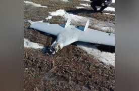 Появились фото упавшего в Одоевском районе беспилотника