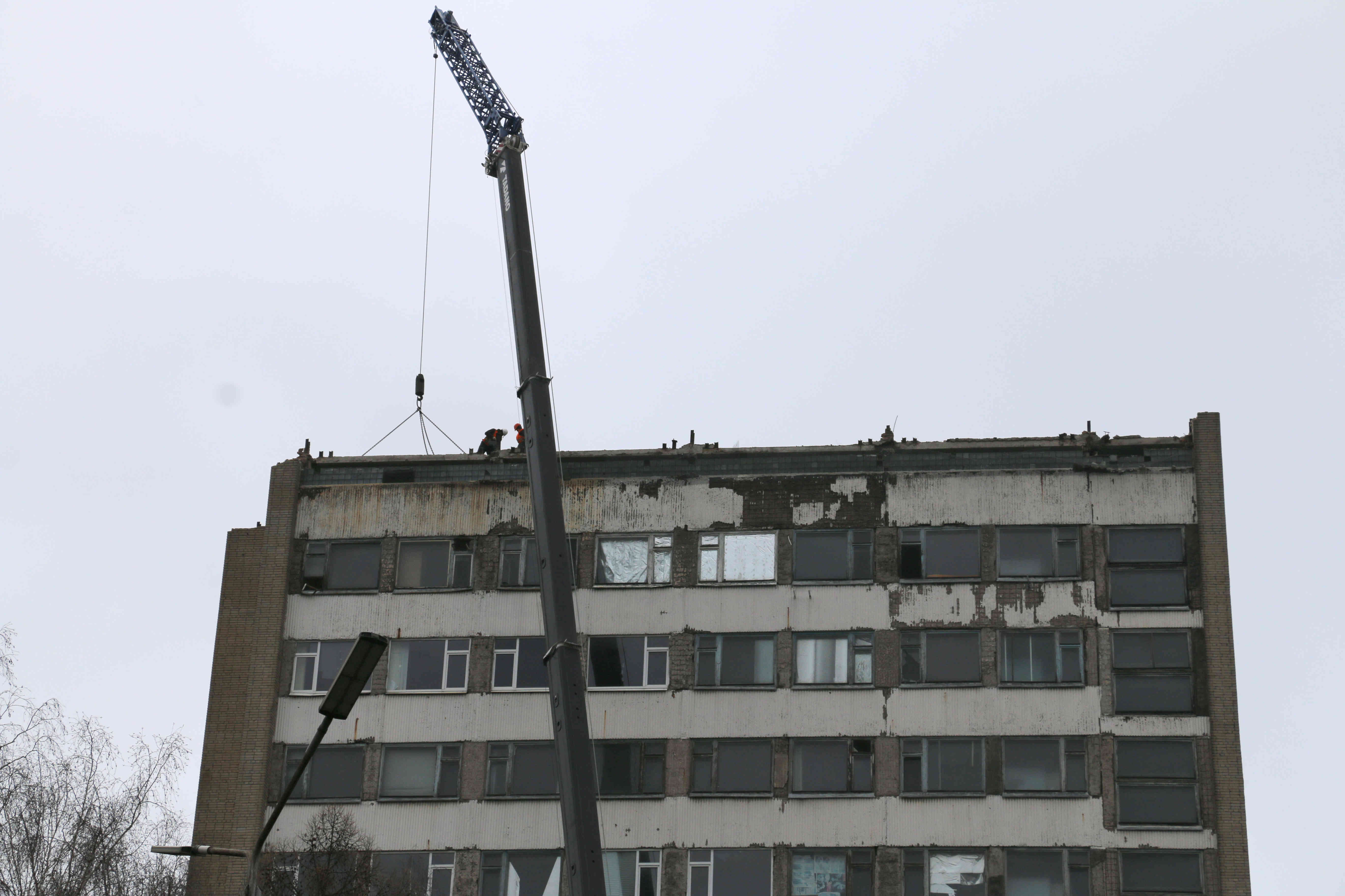 В Туле начали сносить комплекс зданий типографии на улице Ф. Энгельса