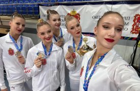 Тульские спортсменки победили в финале Летней Спартакиады молодёжи по художественной гимнастике