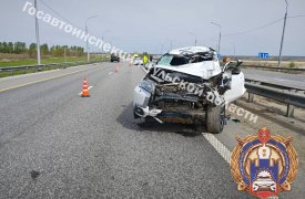 Трех человек госпитализировали после аварии в Богородицком районе Тульской области