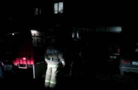 В пятницу вечером в Киреевске под Тулой пожарные спасли из огня мужчину