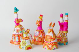 Тульские мастера научат москвичей делать филимоновские игрушки и плести из бисера
