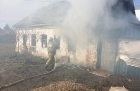 В Дубенском районе сгорел жилой дом