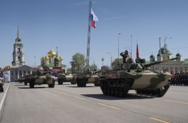 В центре Тулы перекроют движение из-за репетиций Парада Победы