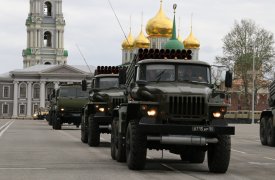 В Туле перекрыт центр города: проходит генеральный «прогон» Парада Победы